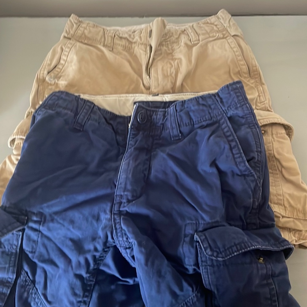 Pair of Boys Cargo Shorts sz 8